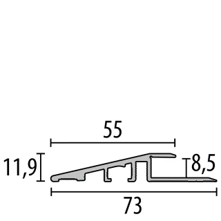 Küberit Rampenprofile 90° Ecken 270N Küberit Profile Systems - Küberit Rampenprofile 90° Ecken 270N
