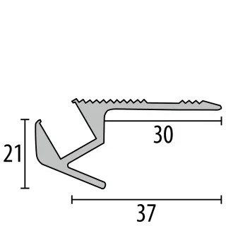 Küberit Treppenkantenprofile 891 Küberit Profile Systems - Küberit Treppenkantenprofile 891
