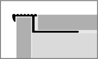 Küberit Treppenkantenprofile TR110 Küberit Profile Systems - Küberit Treppenkantenprofile TR110