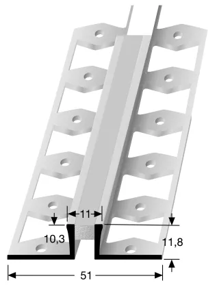 Küberit Dehnfugenprofile 304S Küberit Profile Systems - Küberit Dehnfugenprofile 304S