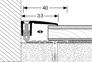 Küberit Abschlussprofile 387XXL Küberit Profile Systems - Küberit Abschlussprofile 387XXL