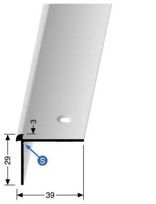 Küberit Treppenkantenprofile Fertigwinkel mit runden Ecken 871 Küberit Profile Systems - Küberit Treppenkantenprofile Fertigwinkel mit runden Ecken 871