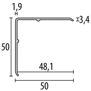 Küberit Eckschutzwinkel 275 Küberit Profile Systems - Küberit Eckschutzwinkel 275