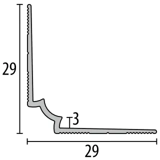 Küberit Treppen-Innenwinkel 871IW Küberit Profile Systems - Küberit Treppen-Innenwinkel 871IW