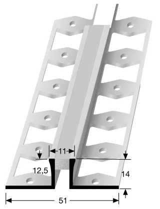 Küberit Dehnfugenprofile 305S Küberit Profile Systems - Küberit Dehnfugenprofile 305S