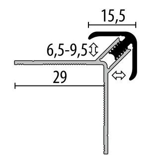 Küberit Clip-Außenecken 151 Küberit Profile Systems - Küberit Clip-Außenecken 151