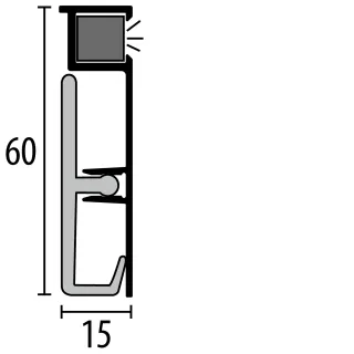 Küberit Sockelleisten 936 Küberit Profile Systems - Küberit Sockelleisten 936