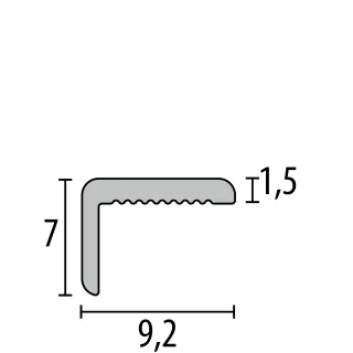 Küberit Winkelprofile Fertigwinkel mit runden Ecken 279 Küberit Profile Systems - Küberit Winkelprofile Fertigwinkel mit runden Ecken 279