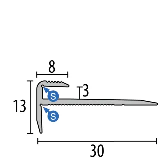 Küberit Treppenkantenprofile 809 Küberit Profile Systems - Küberit Treppenkantenprofile 809