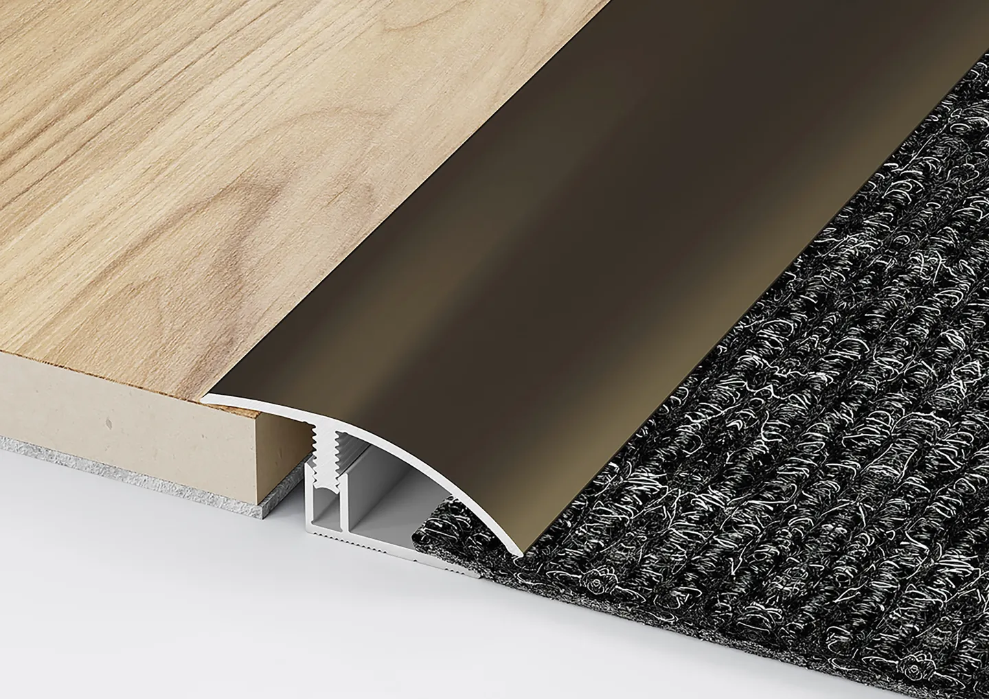Fußbodenprofilsysteme für Parkett, Laminat, LVT-Designbeläge und Teppich Fußbodenprofilsysteme für Parkett, Laminat, LVT-Designbeläge und Teppich