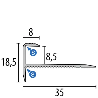 Küberit Treppenkantenprofile 810 Küberit Profile Systems - Küberit Treppenkantenprofile 810
