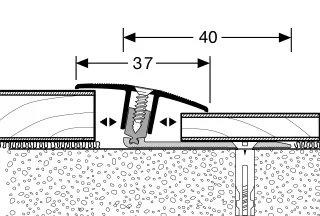 Küberit Übergangsprofile 888 Küberit Profile Systems - Küberit Übergangsprofile 888