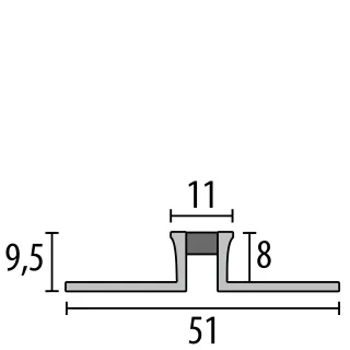 Küberit Dehnfugenprofile 303S Küberit Profile Systems - Küberit Dehnfugenprofile 303S