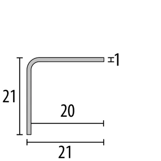 Küberit Eckschutzwinkel 142 Küberit Profile Systems - Küberit Eckschutzwinkel 142