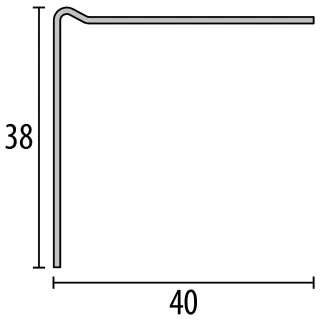 Küberit Reparaturwinkel RW38 Küberit Profile Systems - Küberit Reparaturwinkel RW38 (GTIN: 4019907021366, HAN: 14900021)
