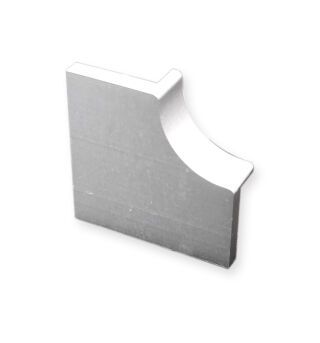 Küberit Wandkantenprofile Hohlkehlprofile Endstücke links CC080/CC100 Küberit Profile Systems - Küberit Wandkantenprofile Hohlkehlprofile Endstücke links CC080/CC100