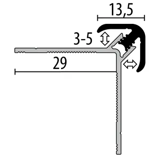 Küberit Clip-Außenecken 153 Küberit Profile Systems - Küberit Clip-Außenecken 153