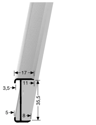 Küberit Treppenkantenprofile 844 Küberit Profile Systems - Küberit Treppenkantenprofile 844