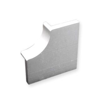 Küberit Wandkantenprofile Hohlkehlprofile Endstücke rechts CC080/CC100 Küberit Profile Systems - Küberit Wandkantenprofile Hohlkehlprofile Endstücke rechts CC080/CC100