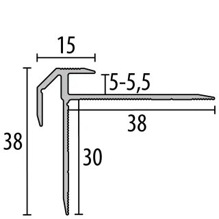 Küberit Treppenkantenprofile 835 Küberit Profile Systems - Küberit Treppenkantenprofile 835