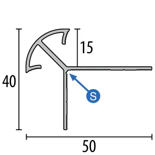 Küberit Treppenkantenprofile 879 Küberit Profile Systems - Küberit Treppenkantenprofile 879