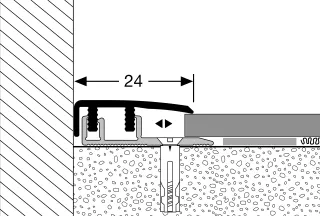 Küberit Abschlussprofile 577XL Küberit Profile Systems - Küberit Abschlussprofile 577XL