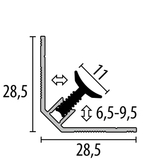 Küberit Clip-Innenecken 162 Küberit Profile Systems - Küberit Clip-Innenecken 162
