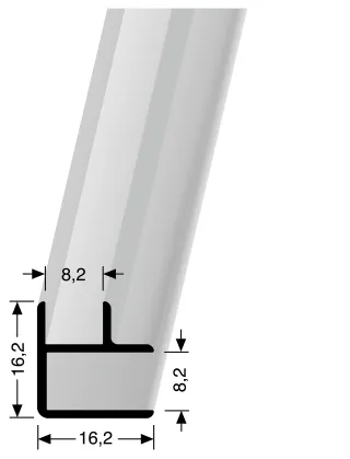 Küberit Kombi Innen- / Außenecken 164 Küberit Profile Systems - Küberit Kombi Innen- / Außenecken 164