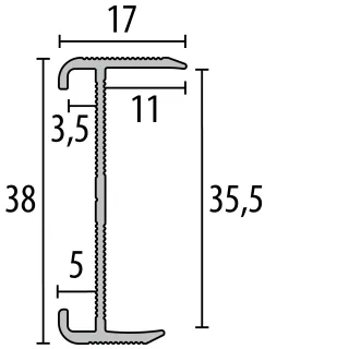Küberit Treppenkantenprofile 844 Küberit Profile Systems - Küberit Treppenkantenprofile 844