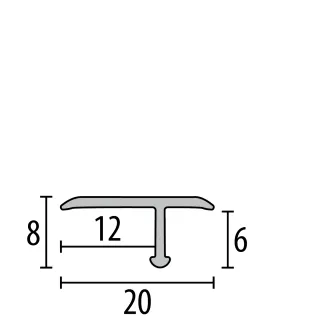 Küberit T-Profile 291 Küberit Profile Systems - Küberit T-Profile 291