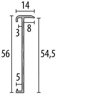 Küberit Treppenkantenprofile 846 Küberit Profile Systems - Küberit Treppenkantenprofile 846
