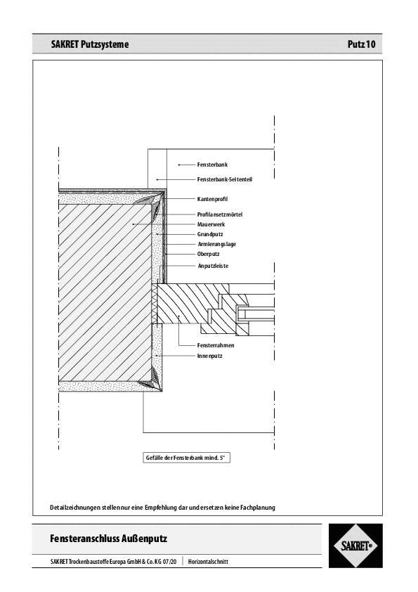SAKRET-Trockenbaustoffe Europa - Putzsysteme