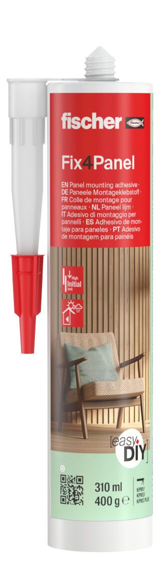 fischerwerke Montagekleber easyDIY Fix4Panel