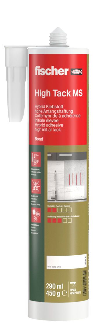 fischerwerke Hybrid-Klebstoff High Tack MS
