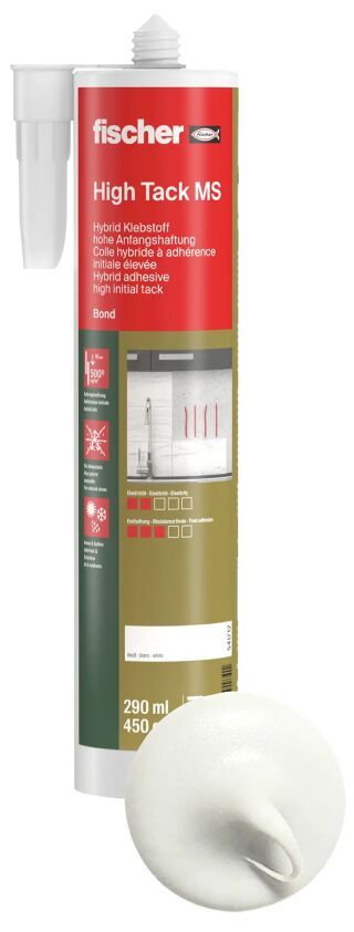 fischerwerke Hybrid-Klebstoff High Tack MS