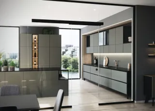 Aluminium-Trennwandsystem Schüco Interior Systems AP VS 43