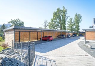 Urbanes System - Individuelles Carport projekt w Systeme aus Stahl - Urbanes System - Individuelles Carport