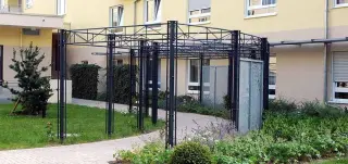 Pergola aus Stahl