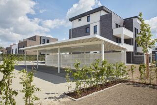 Urbanes System - Individuelles Carport projekt w Systeme aus Stahl - Urbanes System - Individuelles Carport