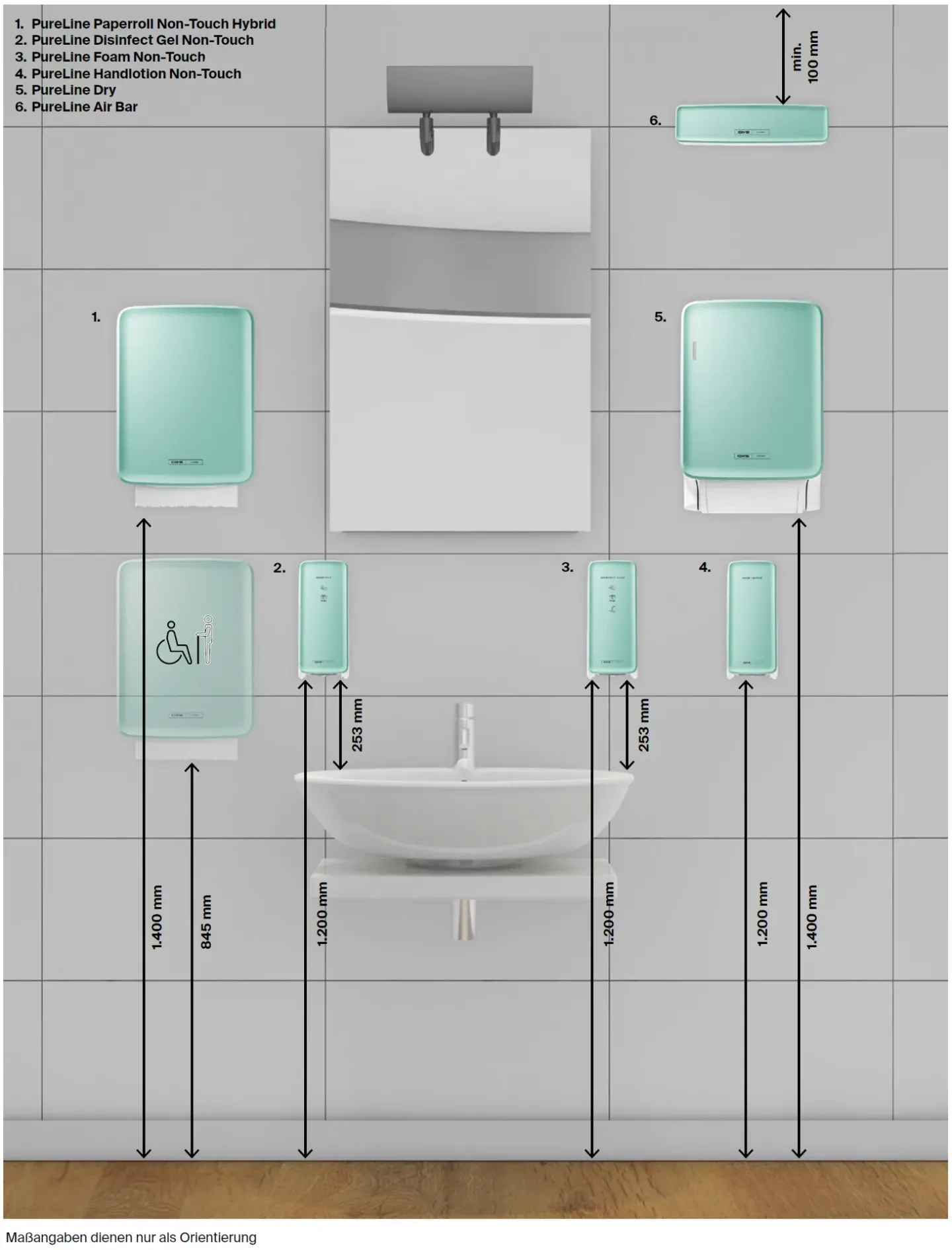 CWS PureLine Waschraumausstattungen für ganzheitliches Hygienekonzepte CWS PureLine Waschraumausstattungen für ganzheitliches Hygienekonzepte