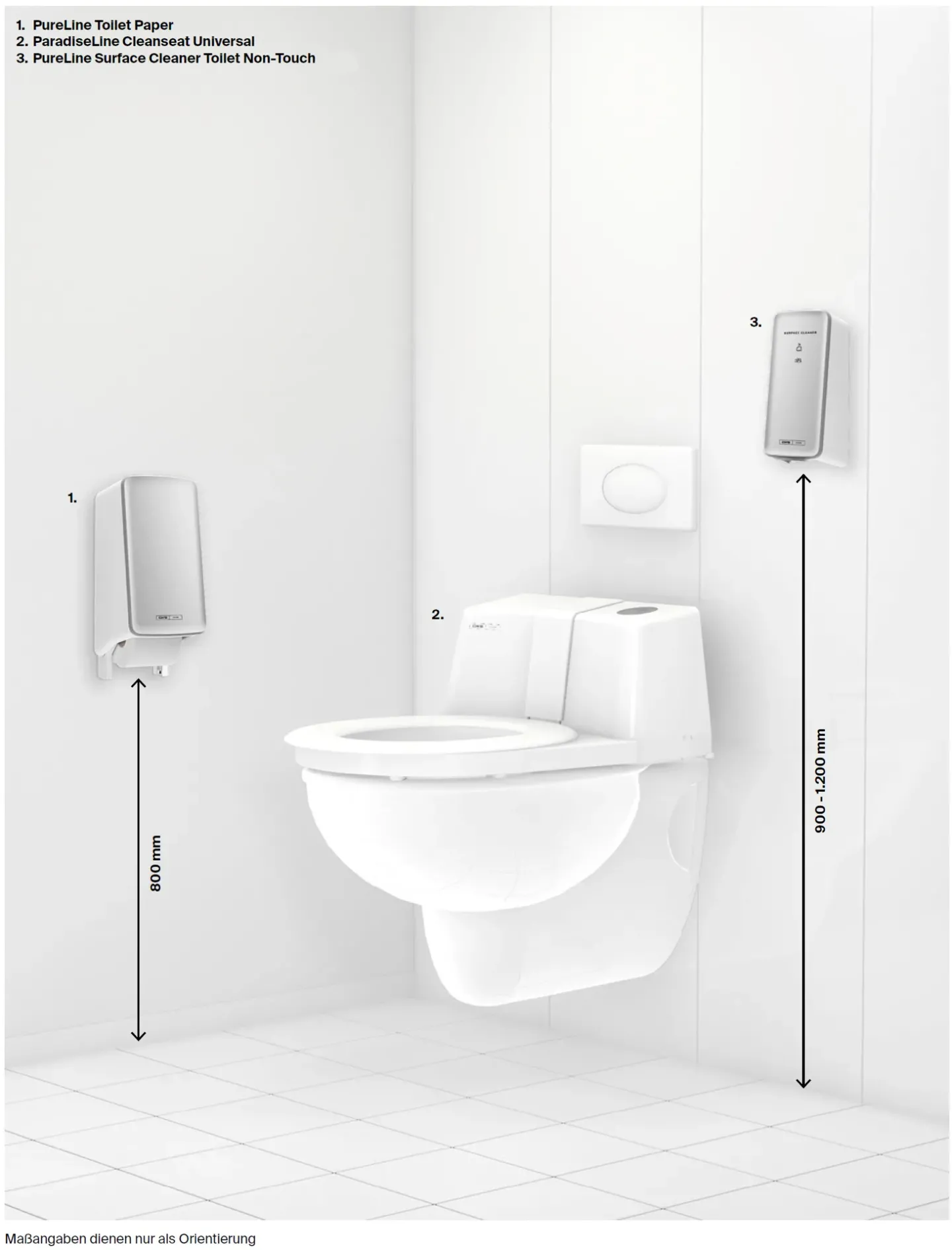 CWS PureLine Waschraumausstattungen für ganzheitliches Hygienekonzepte CWS PureLine Waschraumausstattungen für ganzheitliches Hygienekonzepte