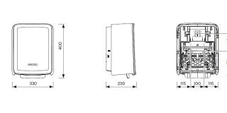 CWS PureLine Paperroll NT Hybrid Rollenpapierspender CWS Hygiene Deutschland - CWS PureLine Paperroll NT Hybrid Rollenpapierspender (HAN: 1700346)