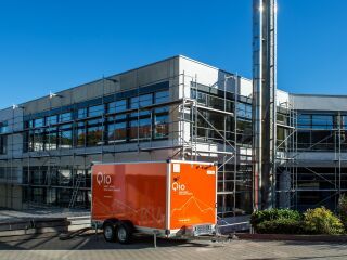 Mobile Heizzentralen von Qio mit Online-Überwachung