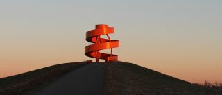 Haldenzeichen im Lippepark Hamm - © Berghaus Architekten