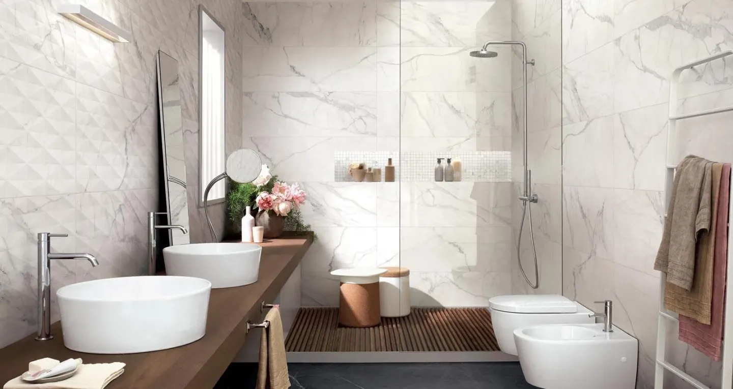 Allmarble - Wand- und Bodenfliesen im Marmoroptik Allmarble - Wand- und Bodenfliesen im Marmoroptik