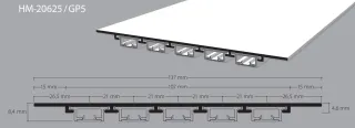 Vorhangschienen-Systeme für Unterputz-Profile Vorhangschienen-Systeme für Unterputz-Profile