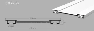 Vorhangschienen-Systeme für Unterputz-Profile Vorhangschienen-Systeme für Unterputz-Profile