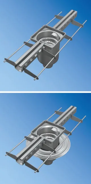 Entwässerungsrinnen aus Edelstahl Entwässerungsrinnen aus Edelstahl