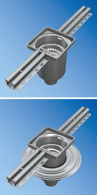 Entwässerungsrinnen aus Edelstahl Entwässerungsrinnen aus Edelstahl