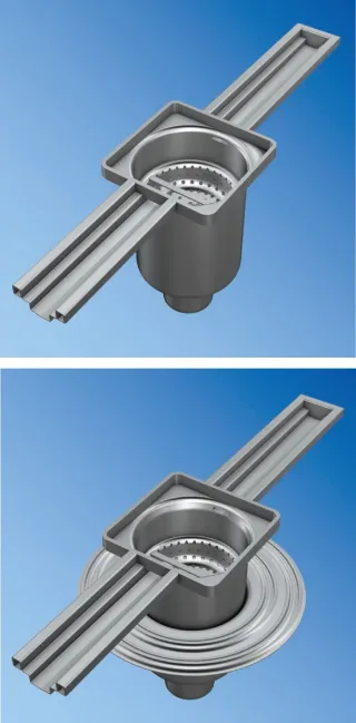 Entwässerungsrinnen aus Edelstahl Entwässerungsrinnen aus Edelstahl